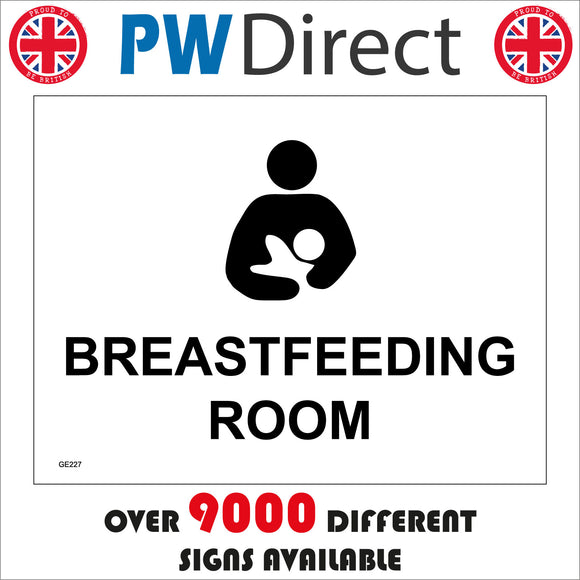 GE227 Breastfeeding Room Sign with Mother Baby