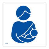 GE234 Breastfeeding Sign with Woman Baby