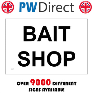 GE267 Bait Shop Sign