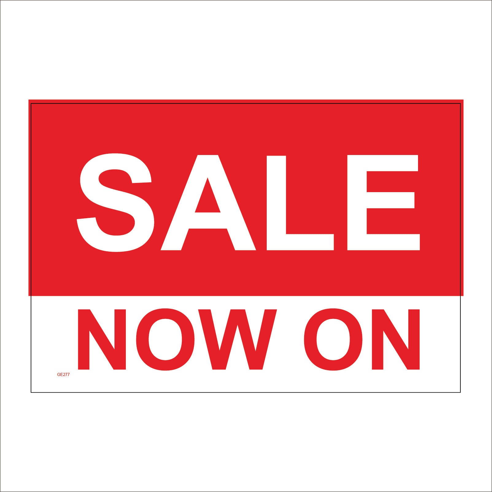 Sale Now On Sign – PWDirect