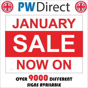 GE279 January Sale Now On Sign