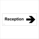 GE336 Reception Right Sign