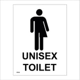 GE348 Unisex Toilet Sign with Person