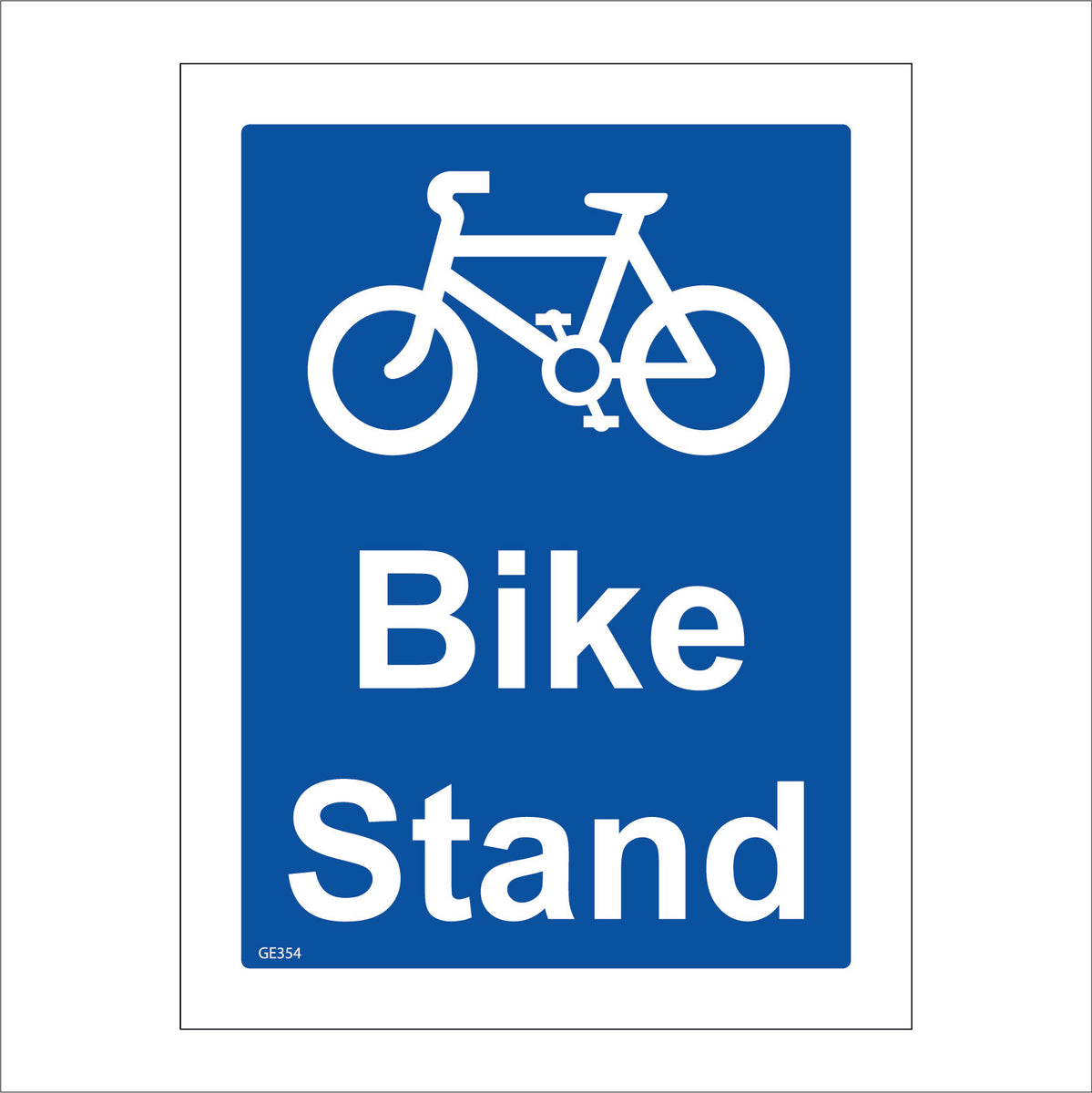 Bike Stand Sign with Bike – PWDirect