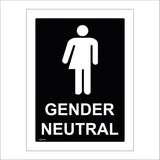 GE440 Gender Neutral Toilet Sign with Person
