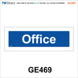 AILL007 Made To Order Kitchen Hall Door Plaque Lifts Bedroom