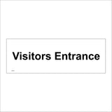 GE474 Visitors Entrance Sign