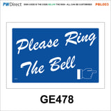 PBL003  Nosey Neighbour Ring Bell Left Right Parcel Drop Box