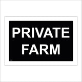 GE488 Private Farm Sign