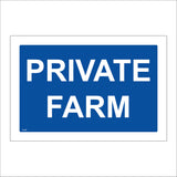 GE489 Private Farm Sign