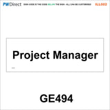 AILL002 Made To Order Door Plaques Security Site Office Staff Signs