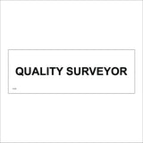 GE496 Quality Surveyor Sign