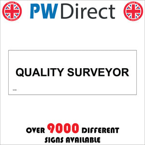 GE496 Quality Surveyor Sign