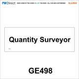 AILL002 Made To Order Door Plaques Security Site Office Staff Signs