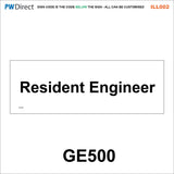 AILL002 Made To Order Door Plaques Security Site Office Staff Signs