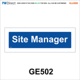 AILL008 Made To Order Door Plaques Surveyor Meter Room Planner