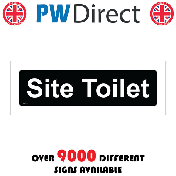 GE511 Site Toilet Sign