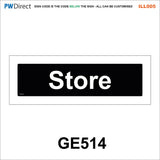 AILL005 Made To Order Staff Toilets Door Store Engineer Welfare