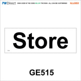 AILL002 Made To Order Door Plaques Security Site Office Staff Signs