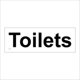 GE516 Toilets Sign
