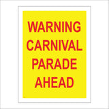 GE533 Warning Carnival Ahead Sign