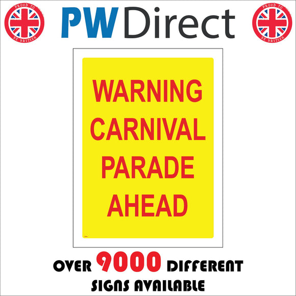 GE533 Warning Carnival Ahead Sign