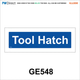 AILL008 Made To Order Door Plaques Surveyor Meter Room Planner