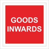 GE562 Goods Inwards Sign