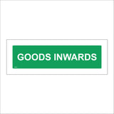 GE563 Goods Inwards Sign