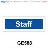 AILL008 Made To Order Door Plaques Surveyor Meter Room Planner