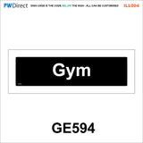 AILL004 Made To Order Toilet Stairs Door Plaques Canteen Bathroom Signs