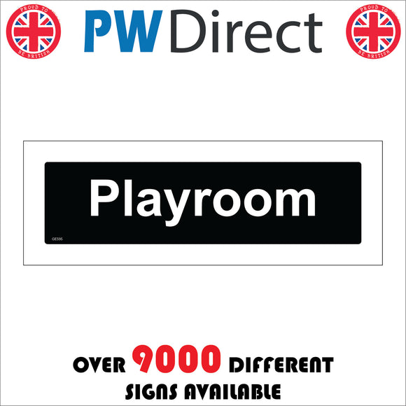 GE595 Playroom Sign