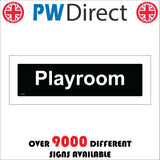 GE595 Playroom Sign