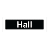 GE603 Hall Sign