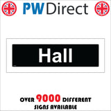 GE603 Hall Sign