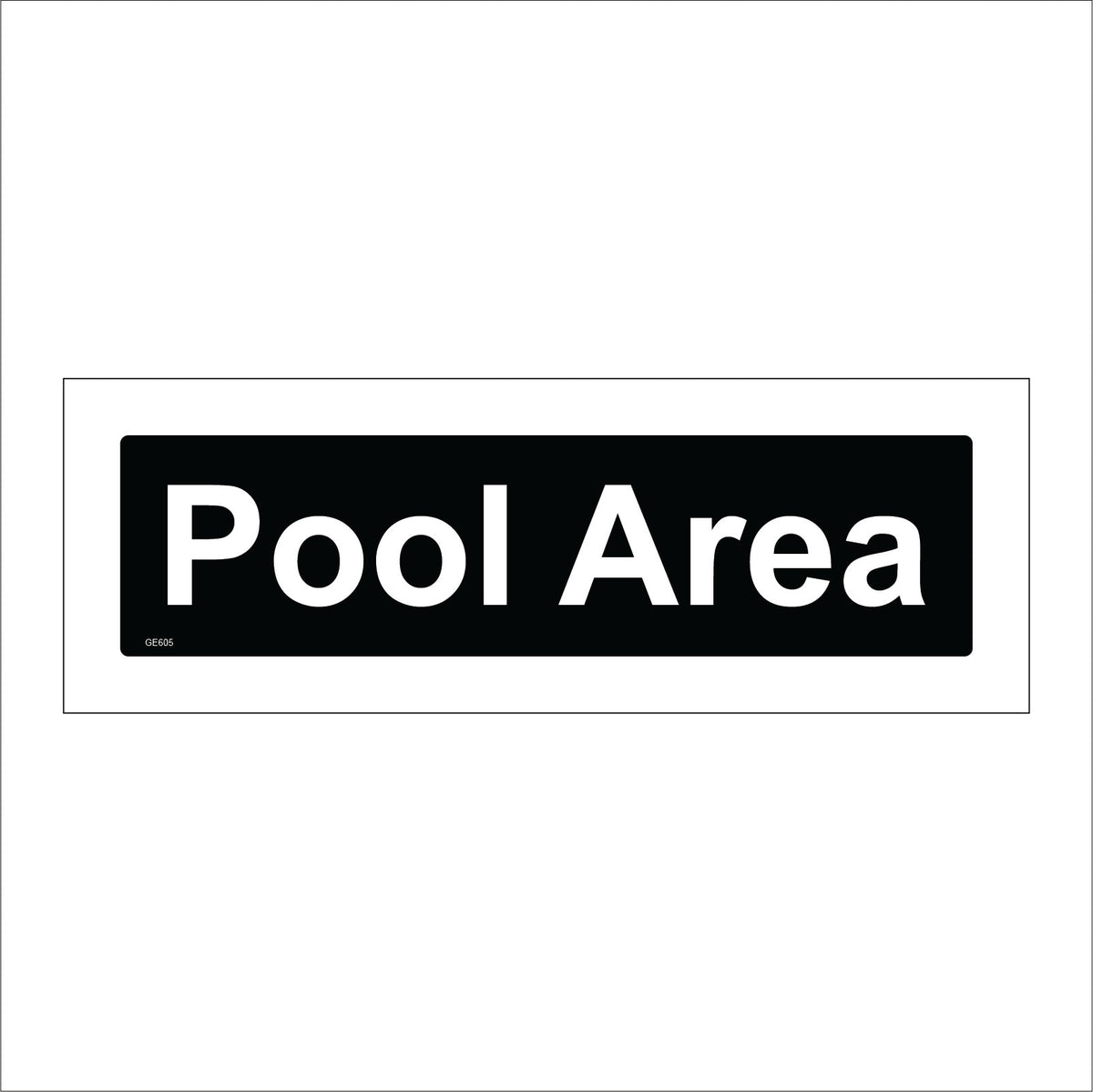 Pool Area Sign – PWDirect