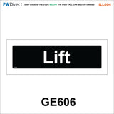 AILL004 Made To Order Toilet Stairs Door Plaques Canteen Bathroom Signs