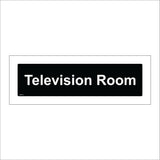 GE611 Television Room Sign