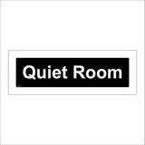 GE613 Quiet Room Sign