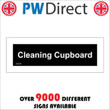GE619 Cleaning Cupboard Sign