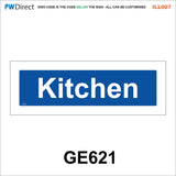 AILL007 Made To Order Kitchen Hall Door Plaque Lifts Bedroom
