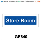 AILL008 Made To Order Door Plaques Surveyor Meter Room Planner