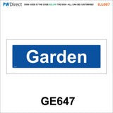 AILL007 Made To Order Kitchen Hall Door Plaque Lifts Bedroom