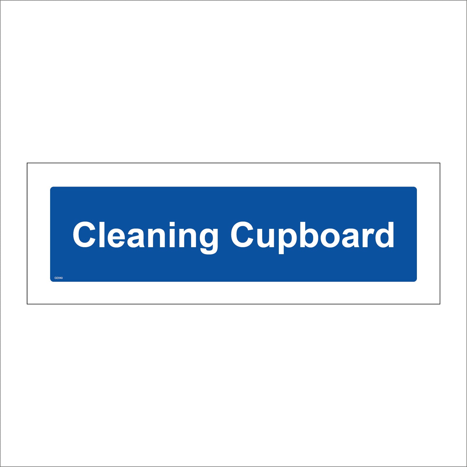 Cleaning Cupboard Sign – PWDirect