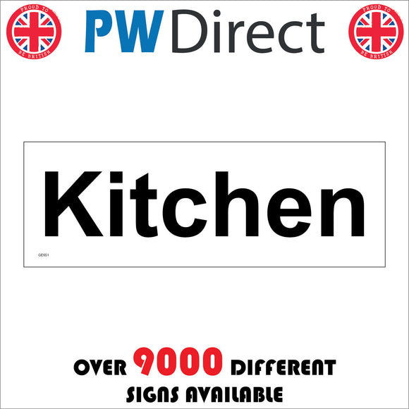 GE651 Kitchen Sign