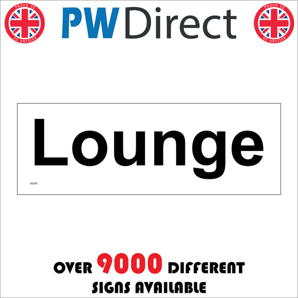 GE656 Lounge Sign