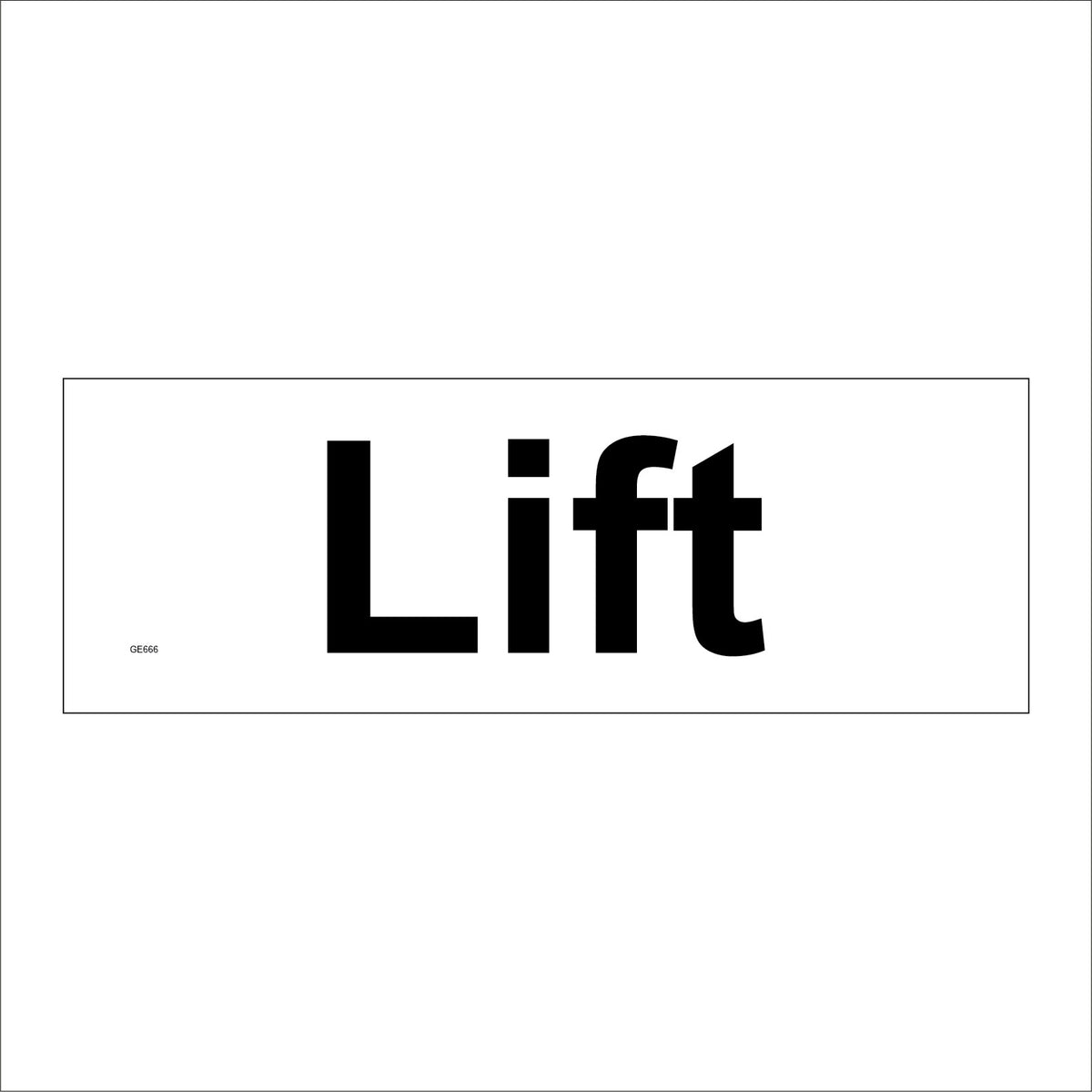 Lift Sign – PWDirect