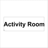 GE668 Activity Room Sign