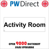 GE668 Activity Room Sign