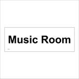 GE675 Music Room Sign